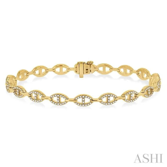 Mariner Link Diamond Fashion Bracelet