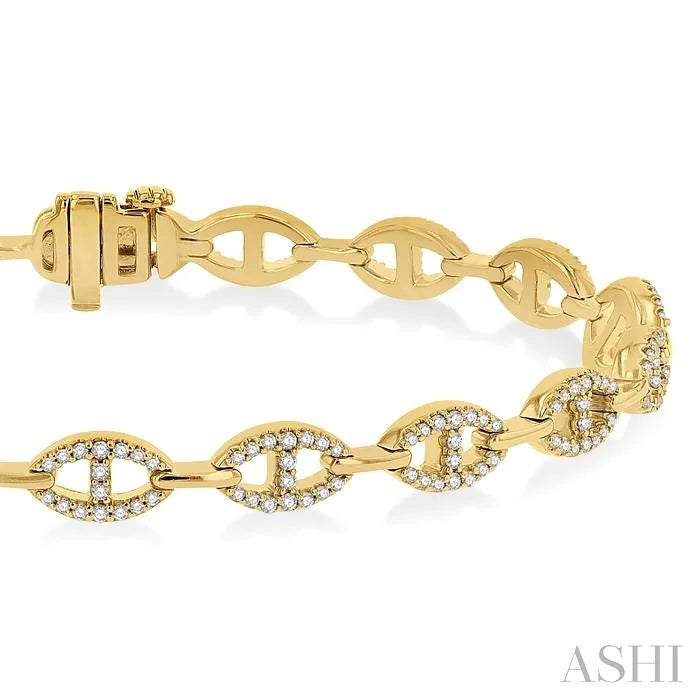 Mariner Link Diamond Fashion Bracelet