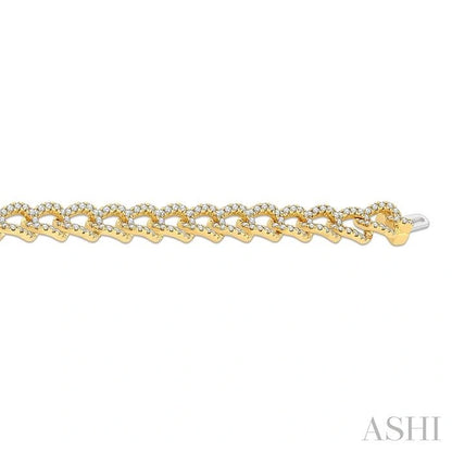 Curb & Cuban Diamond Fashion Bracelet