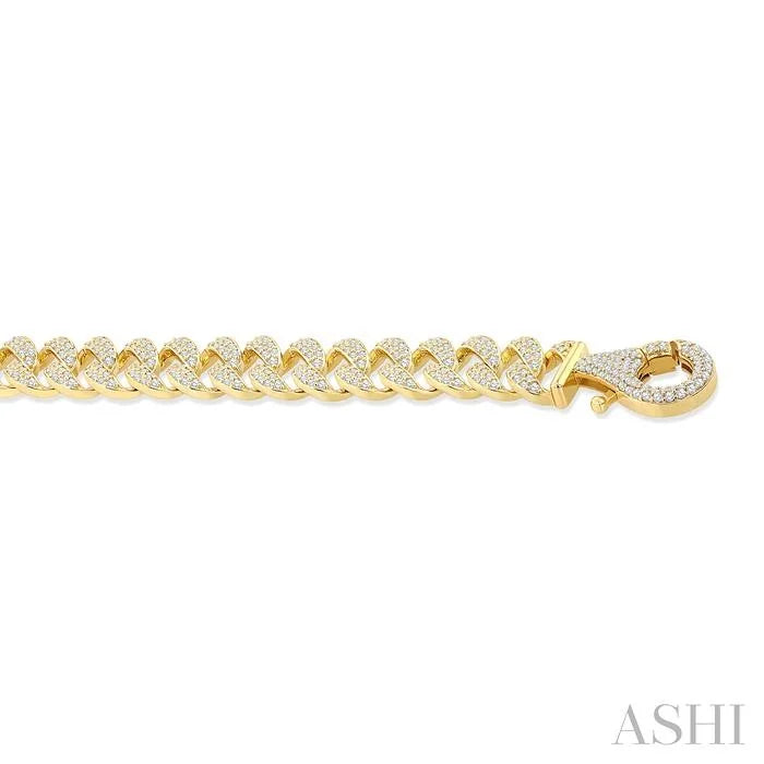 Curb & Cuban Diamond Fashion Bracelet