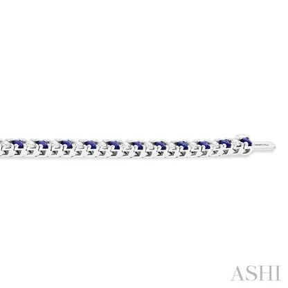 Alternate Gemstone & Diamond Tennis Bracelet