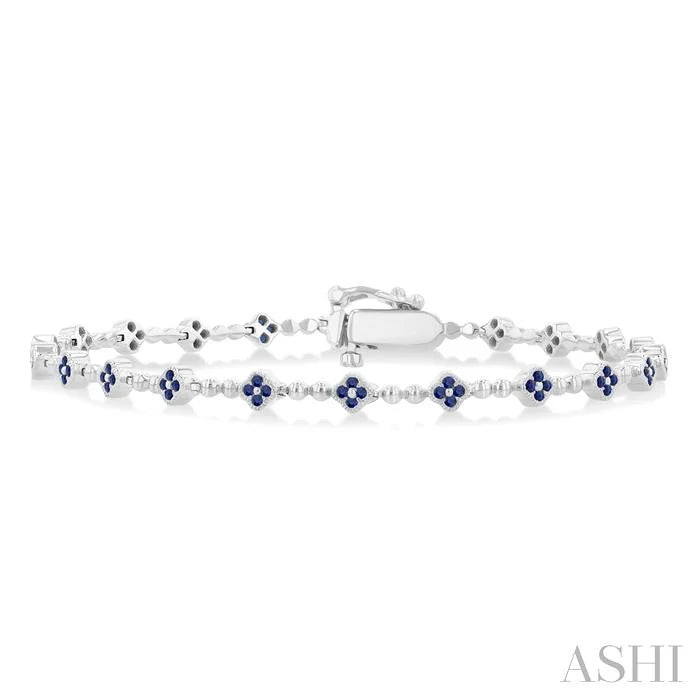 Bead Bijoux Clover Gemstone & Diamond Bracelet