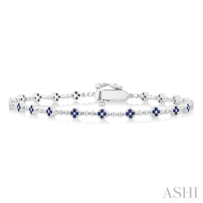 Bead Bijoux Clover Gemstone & Diamond Bracelet