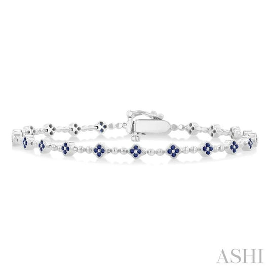 Bead Bijoux Clover Gemstone & Diamond Bracelet