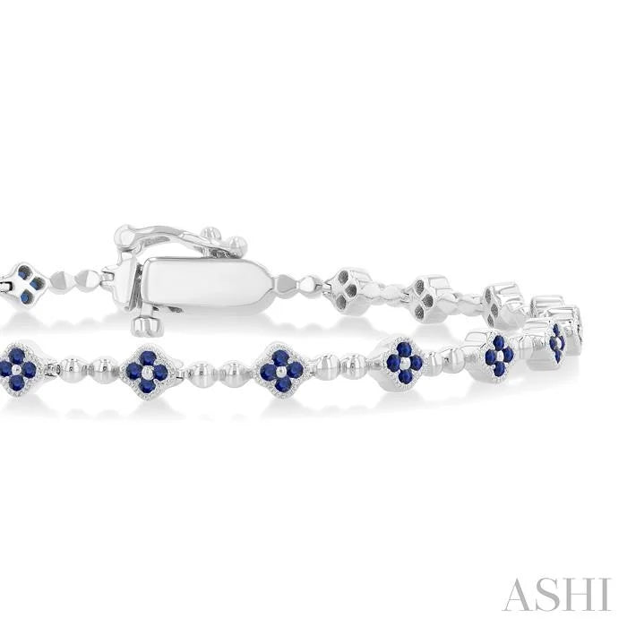 Bead Bijoux Clover Gemstone & Diamond Bracelet