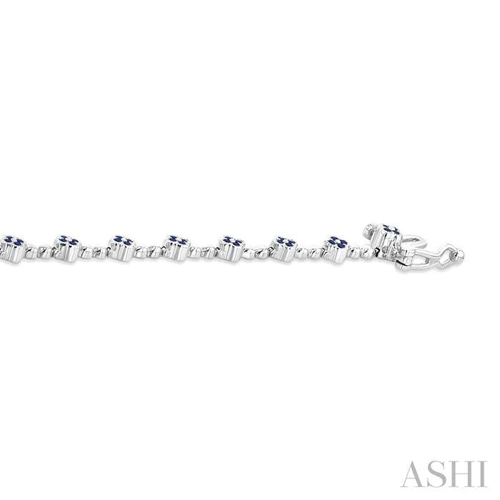 Bead Bijoux Clover Gemstone & Diamond Bracelet