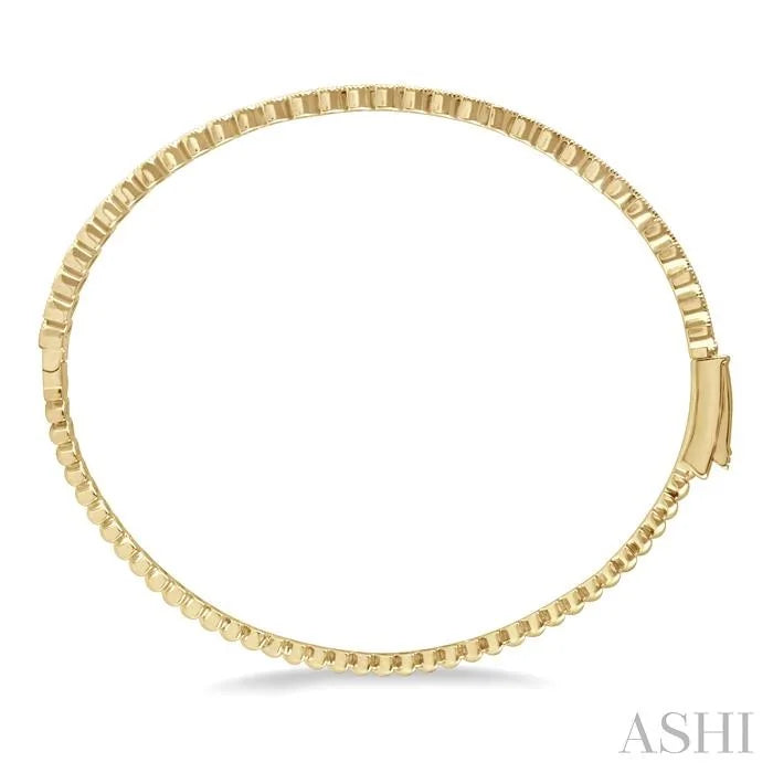 Marquise Shape Stackable Diamond Bangle