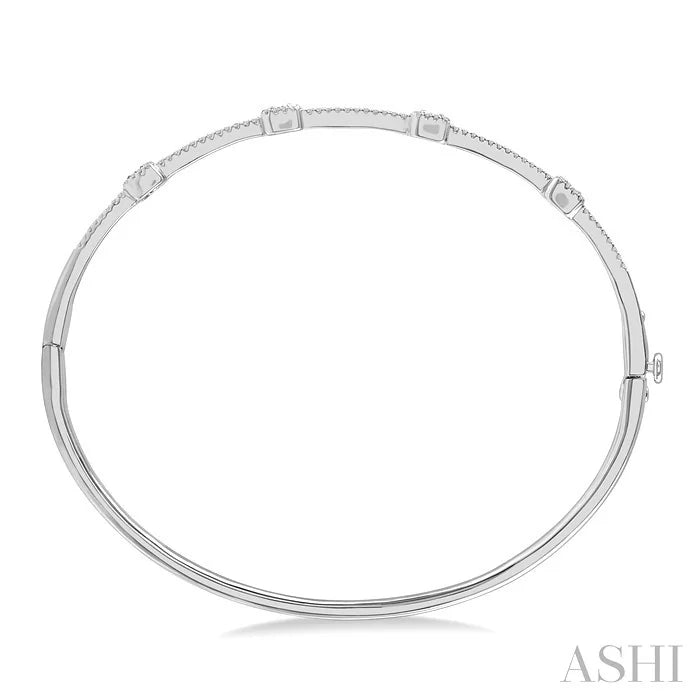 Halo Diamond Fashion Bangle