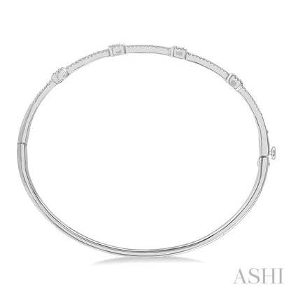 Halo Diamond Fashion Bangle