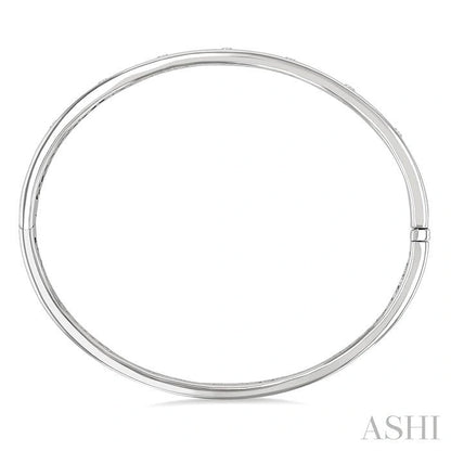 Flush Bezel Set Diamond Fashion Bangle