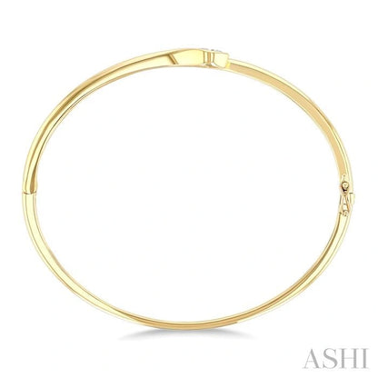 Pear Shape Diamond Fashion Bangle