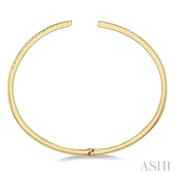 Claw Cuff Diamond Open Bangle