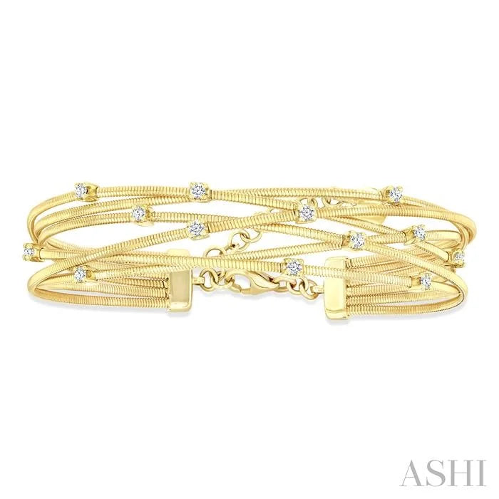 Diamond Spring Fashion Bangle