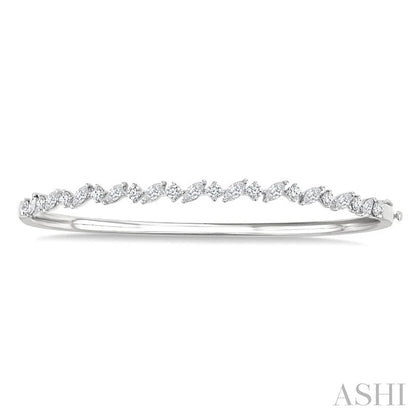 Stackable Marquise Shape Diamond Bangle