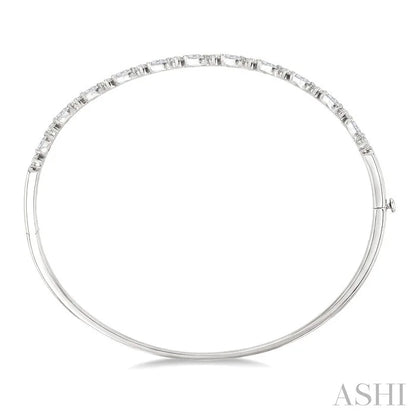 Stackable Marquise Shape Diamond Bangle