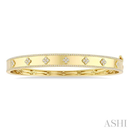 Clover Diamond Fashion Bangle