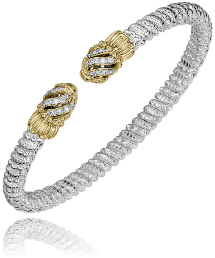 Vahan 14k Gold & Sterling Silver Diamond Bracelet