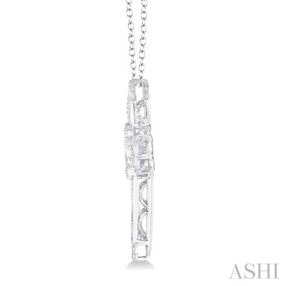 Silver Cross Emotion Diamond Fashion Pendant