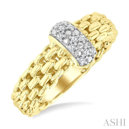 Gold Vermeil Bold Diamond Fashion Ring