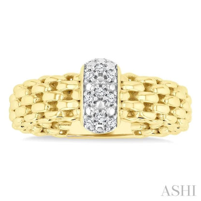 Gold Vermeil Bold Diamond Fashion Ring