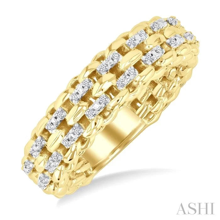 Gold Vermeil Bold Diamond Fashion Ring