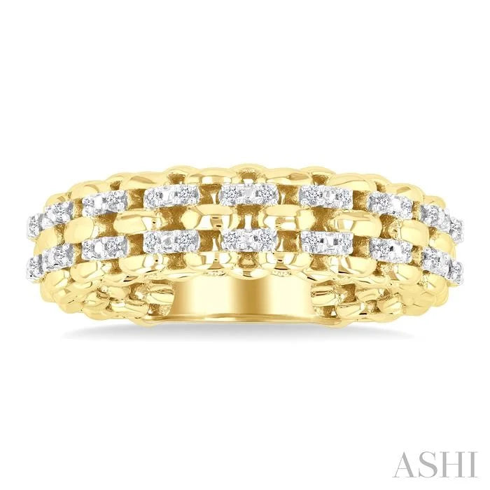 Gold Vermeil Bold Diamond Fashion Ring