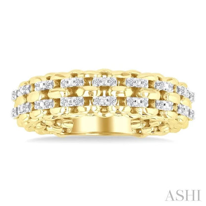Gold Vermeil Bold Diamond Fashion Ring