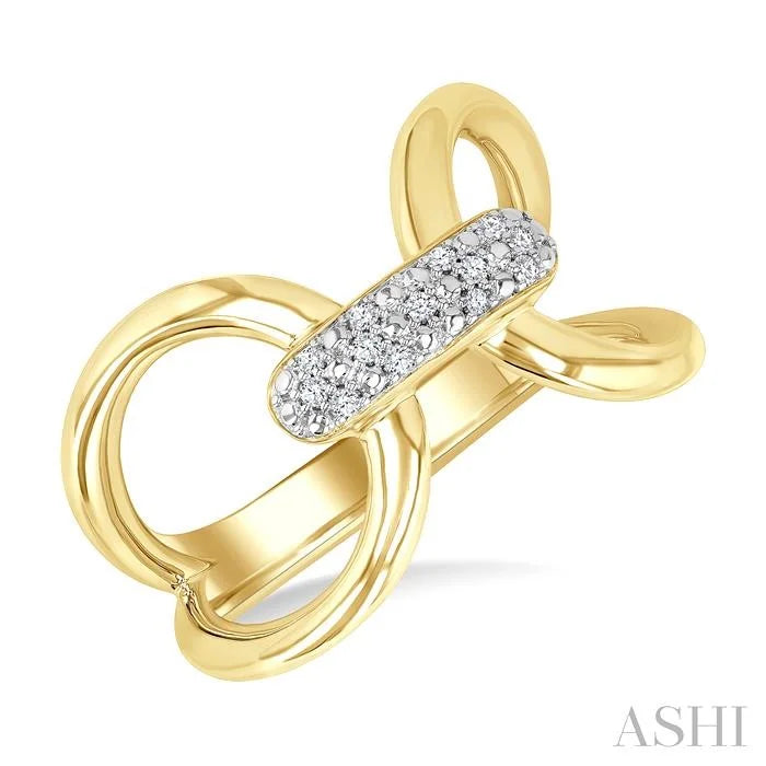 Gold Vermeil Bold Diamond Fashion Ring