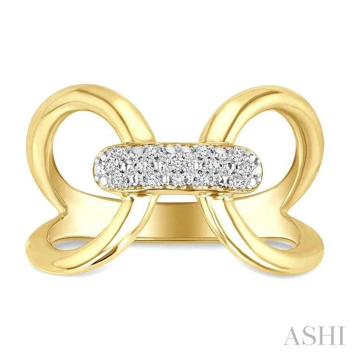 Gold Vermeil Bold Diamond Fashion Ring