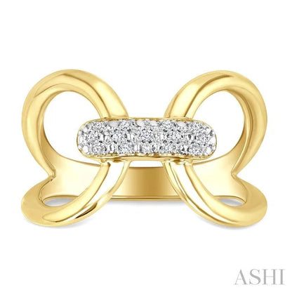 Gold Vermeil Bold Diamond Fashion Ring