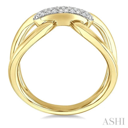 Gold Vermeil Bold Diamond Fashion Ring