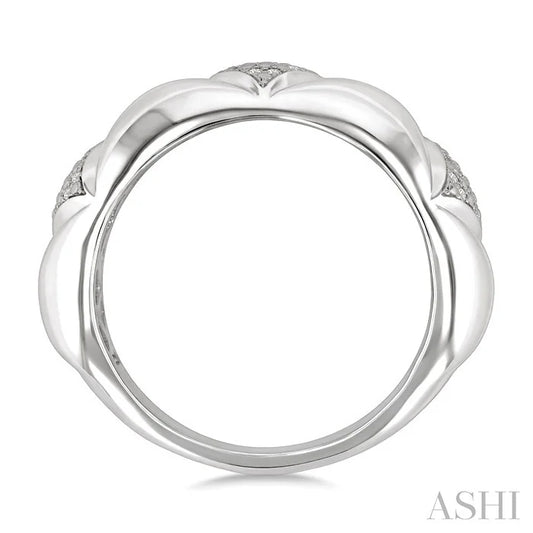Silver Bold Fashion Wide Band
