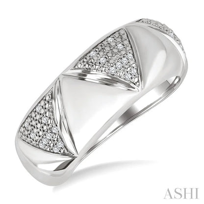 Silver Bold Fashion Wide Band