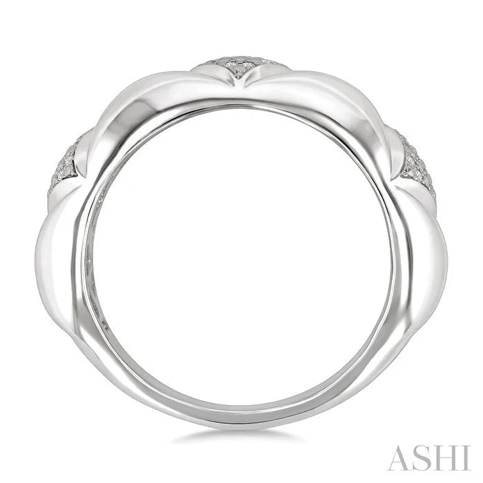 Silver Bold Fashion Wide Band