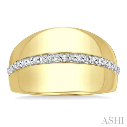 Gold Vermeil Bold Diamond Fashion Ring