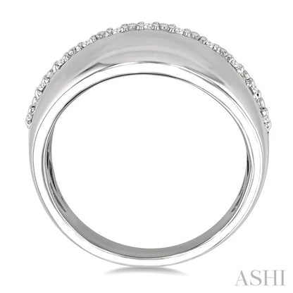 Silver Bold Diamond Fashion Ring