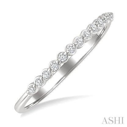 Silver Diamond Fashion Band