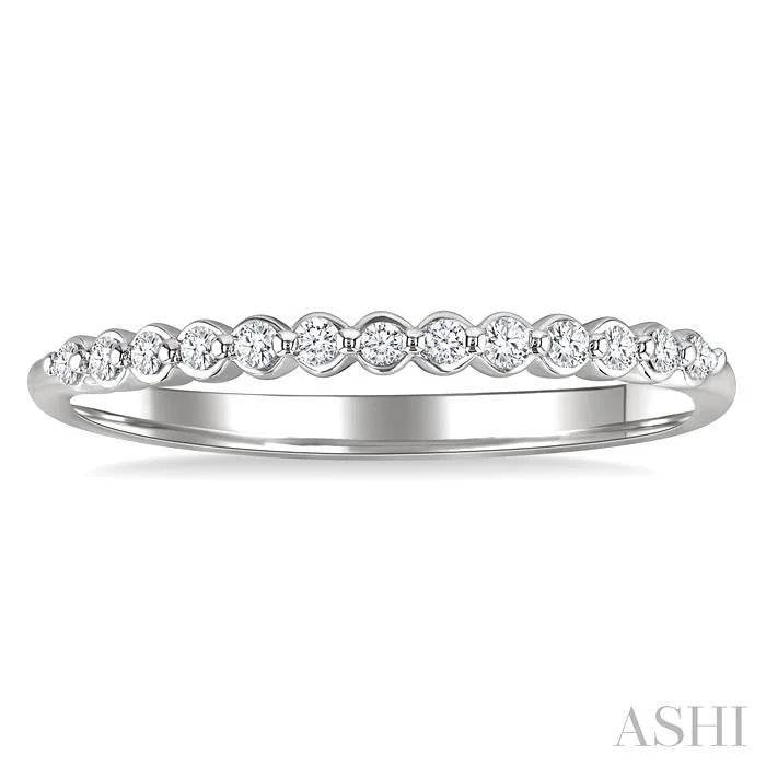 Silver Diamond Fashion Band