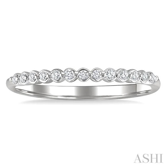 Silver Diamond Fashion Band