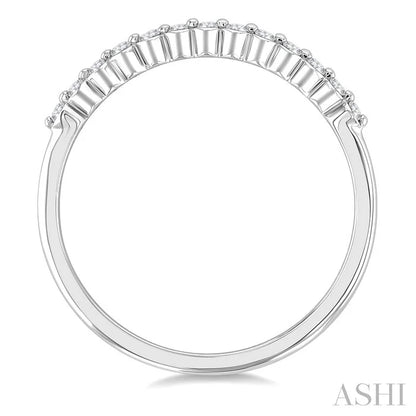 Silver Diamond Fashion Band