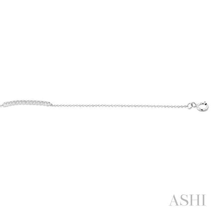 Silver Diamond Fashion Chain Bracelet