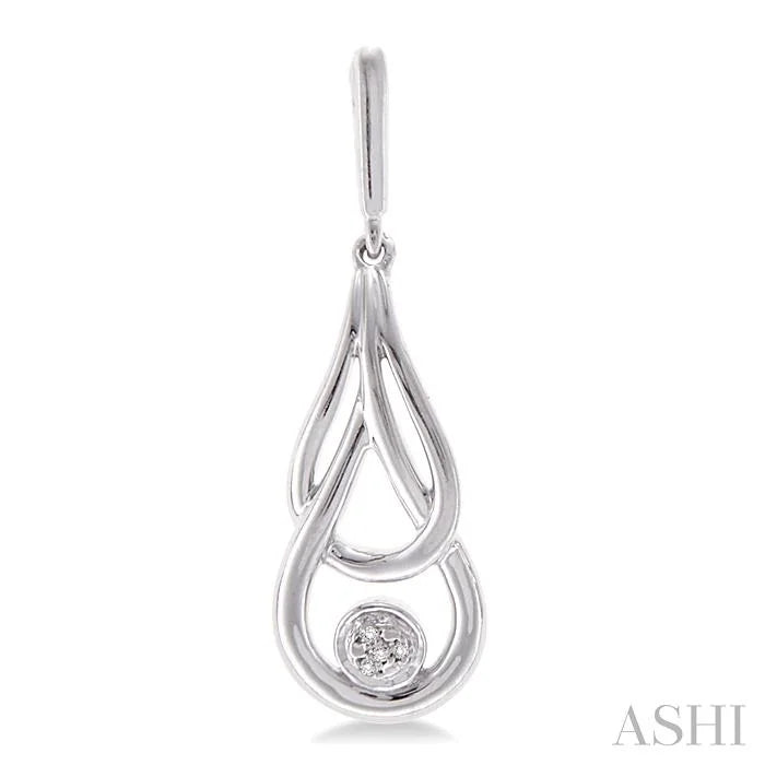 Silver Diamond Fashion Earrings