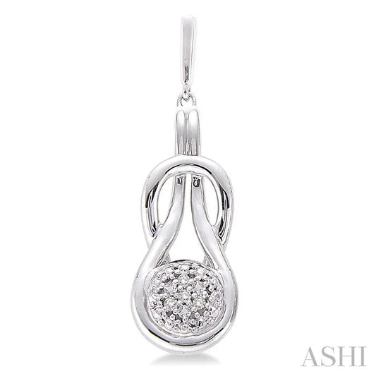 Silver Diamond Fashion Earrings