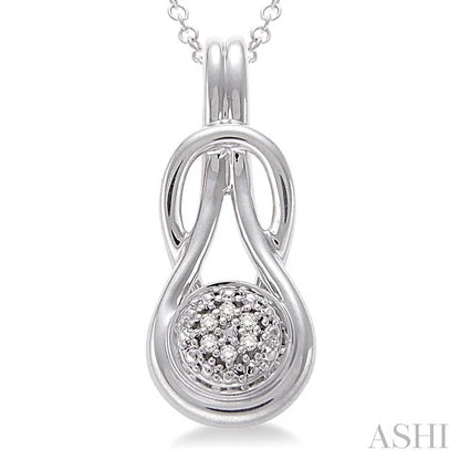 Silver Diamond Fashion Pendant