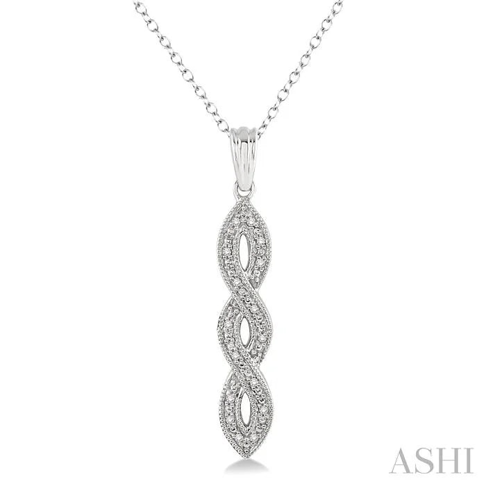 Silver Infinity Diamond Fashion Pendant