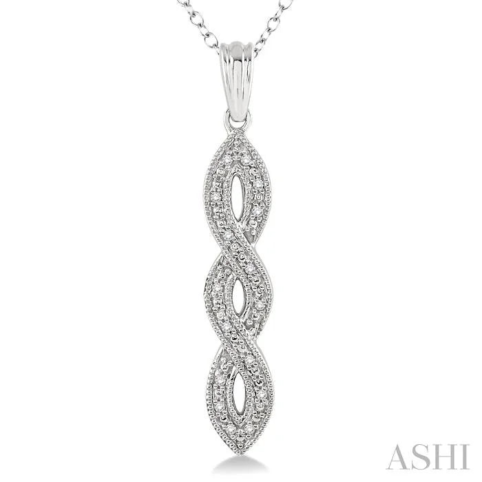 Silver Infinity Diamond Fashion Pendant