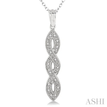 Silver Infinity Diamond Fashion Pendant