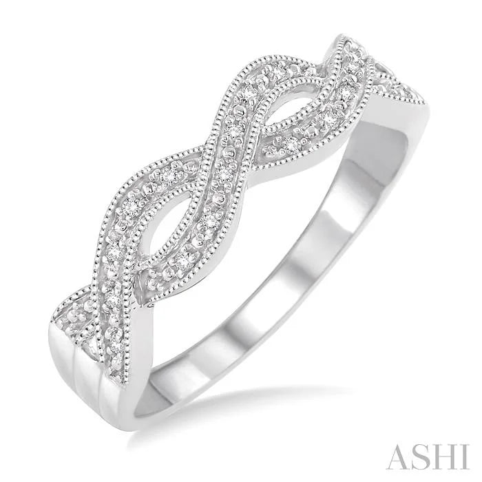 Silver Infinity Diamond Fashion Ring