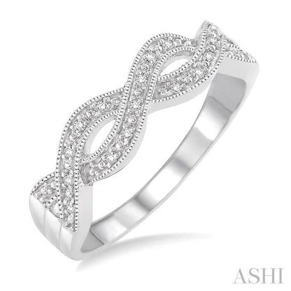 Silver Infinity Diamond Fashion Ring