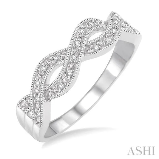 Silver Infinity Diamond Fashion Ring